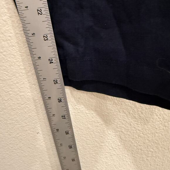 NWT Quince Women’s Large Navy Linen Pants Lightweight Summer Minimalist - Picture 7 of 9